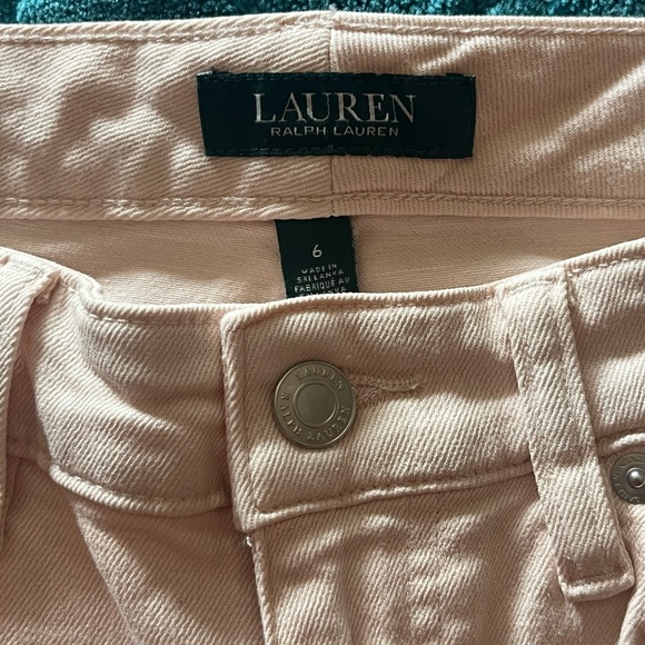 Ralph Lauren Light Pink Skinny Jeans - Picture 2 of 5